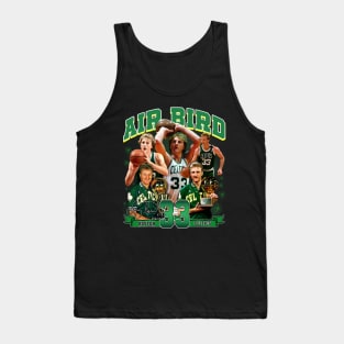 Larry Bird Legend Air Bird Basketball Signature Vintage Retro 80s 90s Bootleg Rap Style Tank Top